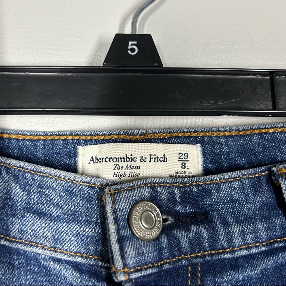 Abercrombie and fitch the mom high rise size 8 long - Picture 2 of 4